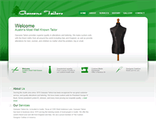 Tablet Screenshot of gassanetailors.com